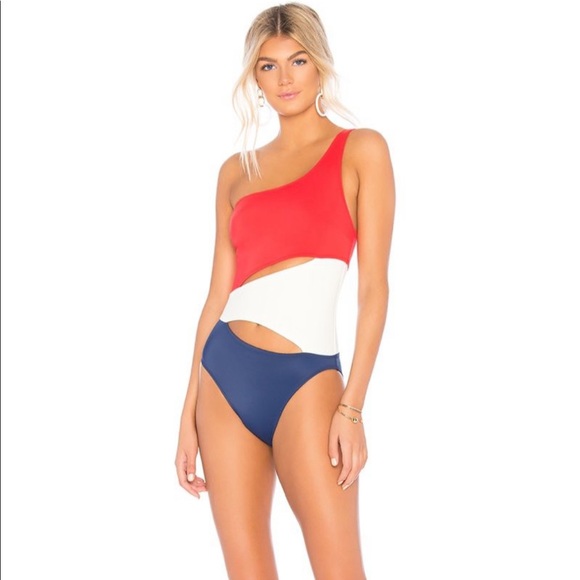 SOLID & STRIPED Other - NWOT solid & striped cut out one piece
